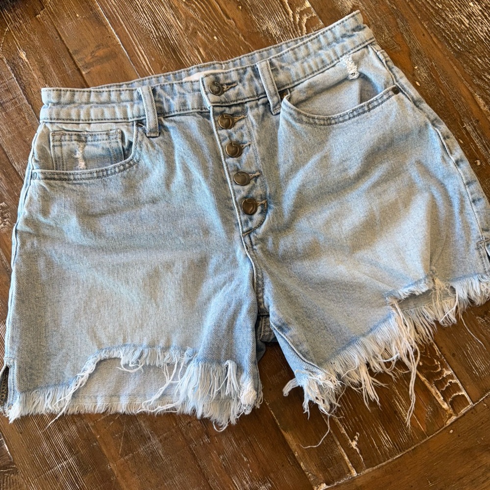Joes Jeans Distressed Denim Shorts Size 28